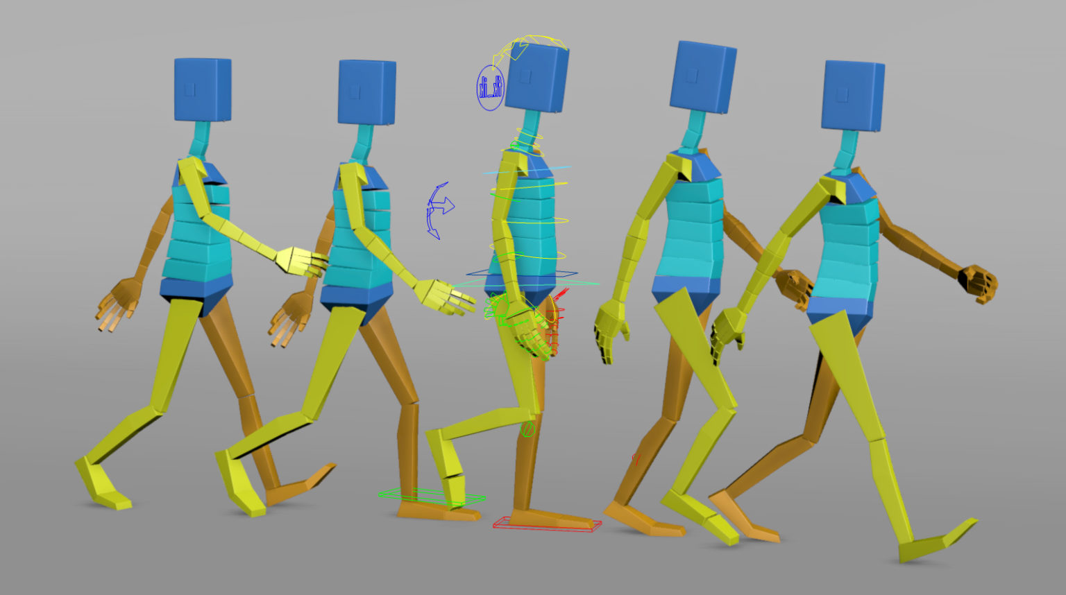 04. Animating a walk cycle – CAVE Academy