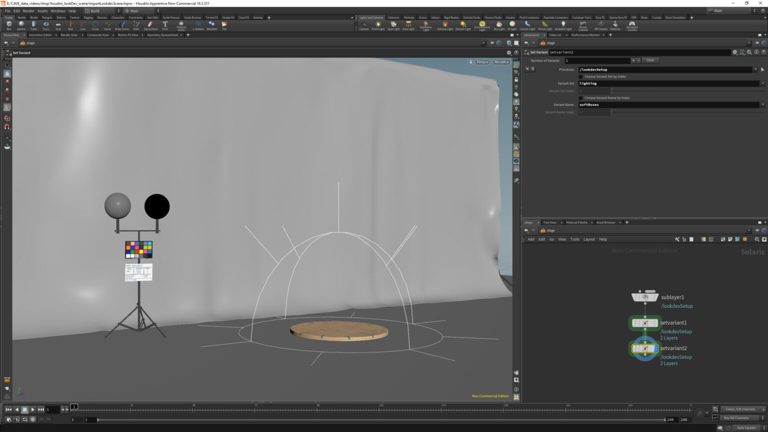 Houdini Look Development and Lighting Props CAVE Academy