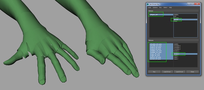 Script Finger Lift Comb 08. Rigging the Fingers and Thumbs – CAVE Academy